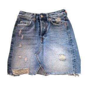H&m Mini Jean Skirt